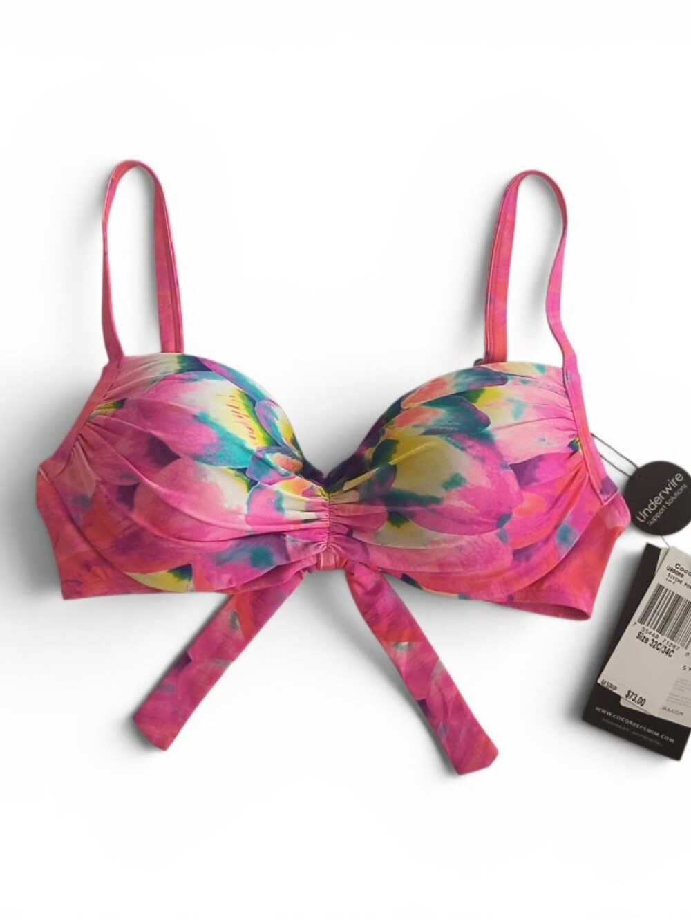 Coco Reef Divine Power Underwire Bikini Tope Size 32C/34C